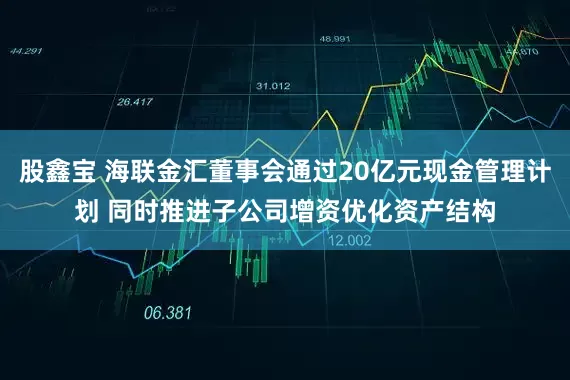 股鑫宝 海联金汇董事会通过20亿元现金管理计划 同时推进子公司增资优化资产结构